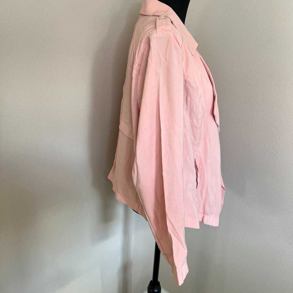 Torrid Light Weight Open Front Jacket - Shell Pink - Size 2X - Picture 6 of 11